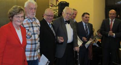 Ehrung der Mitglieder bei der CDU-Weihnachtsfeier des Stadtverbands Heilbronn