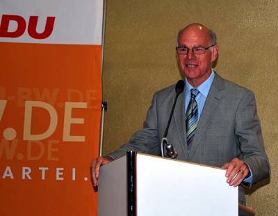 Bundestagsprsident Dr. Norbert Lammert in Heilbronn-Sontheim