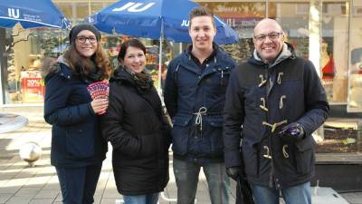 Victoria Flak, Jennifer Horvath, Simon Geisler, Alexander Throm MdL